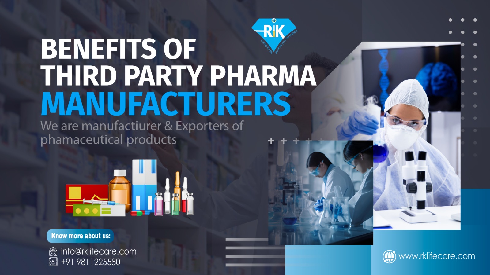 Benefits of Third-Party Pharma Manufacturers 2024